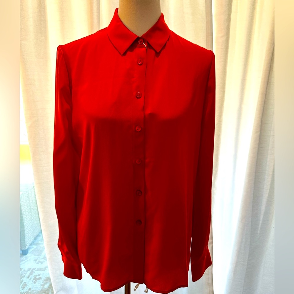 Iris and Ink blouse, silk, size 10, NWT
